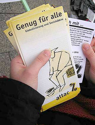 flyer: genug für alle