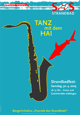 plakat: tanz mit dem Hai